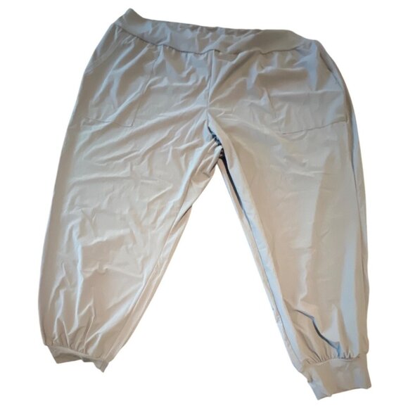 Halara Play it My Way Womens 3X Regular High Waist Joggers Gray Nylon Elastane - Picture 4 of 10